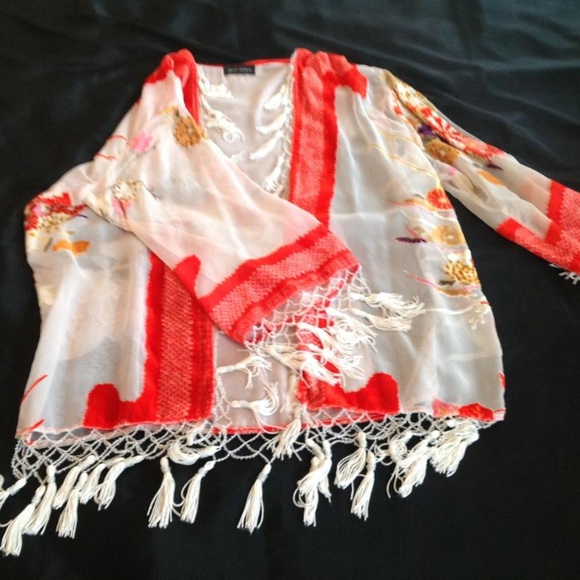 ๐ฒSALE๐ฒ HP Purchased/London Designer James Lakeland 100% Silk Jacket - Picture 3 of 11